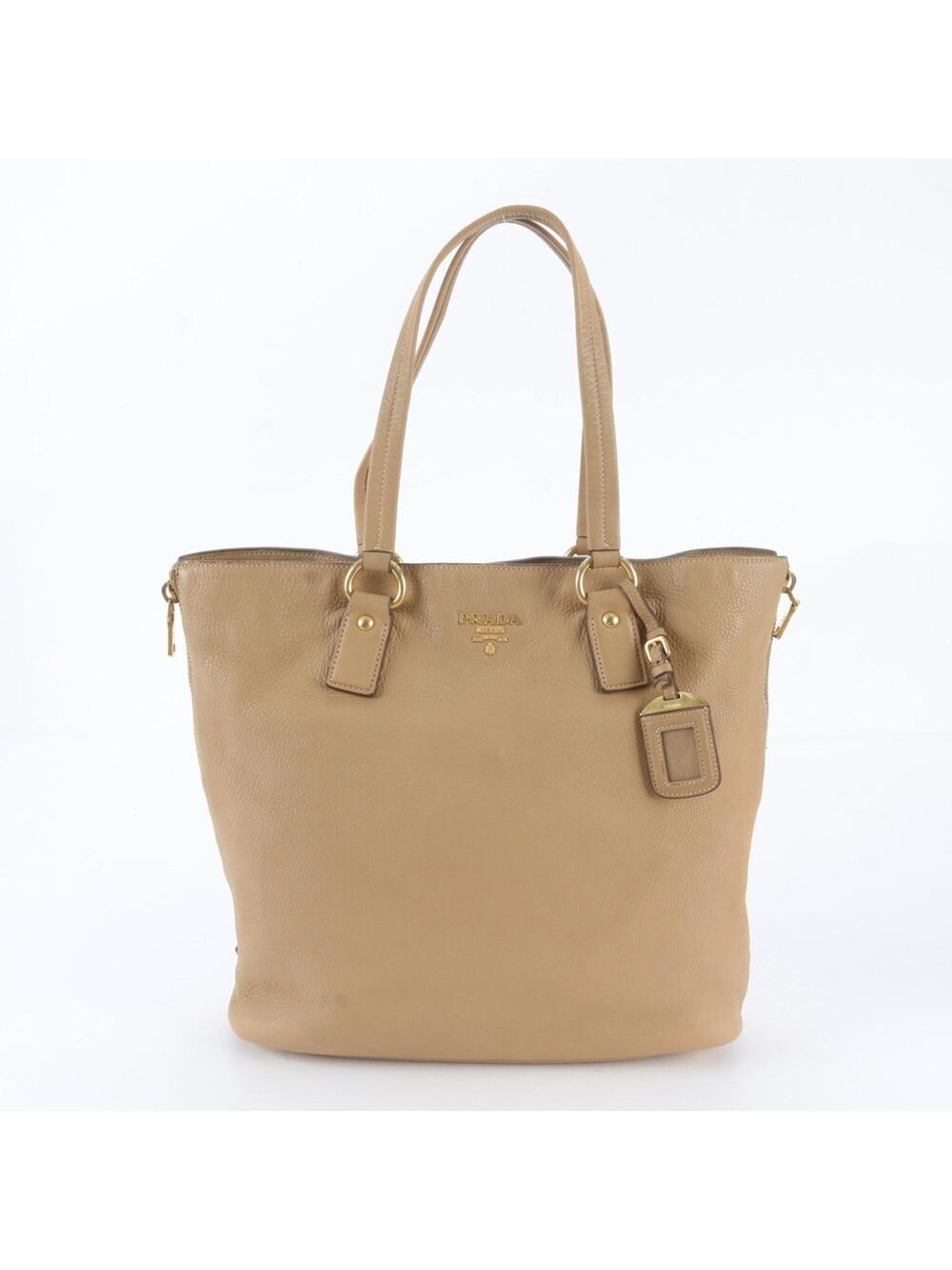 Prada Side Zip Shopper Tote Vitello #357040P72B